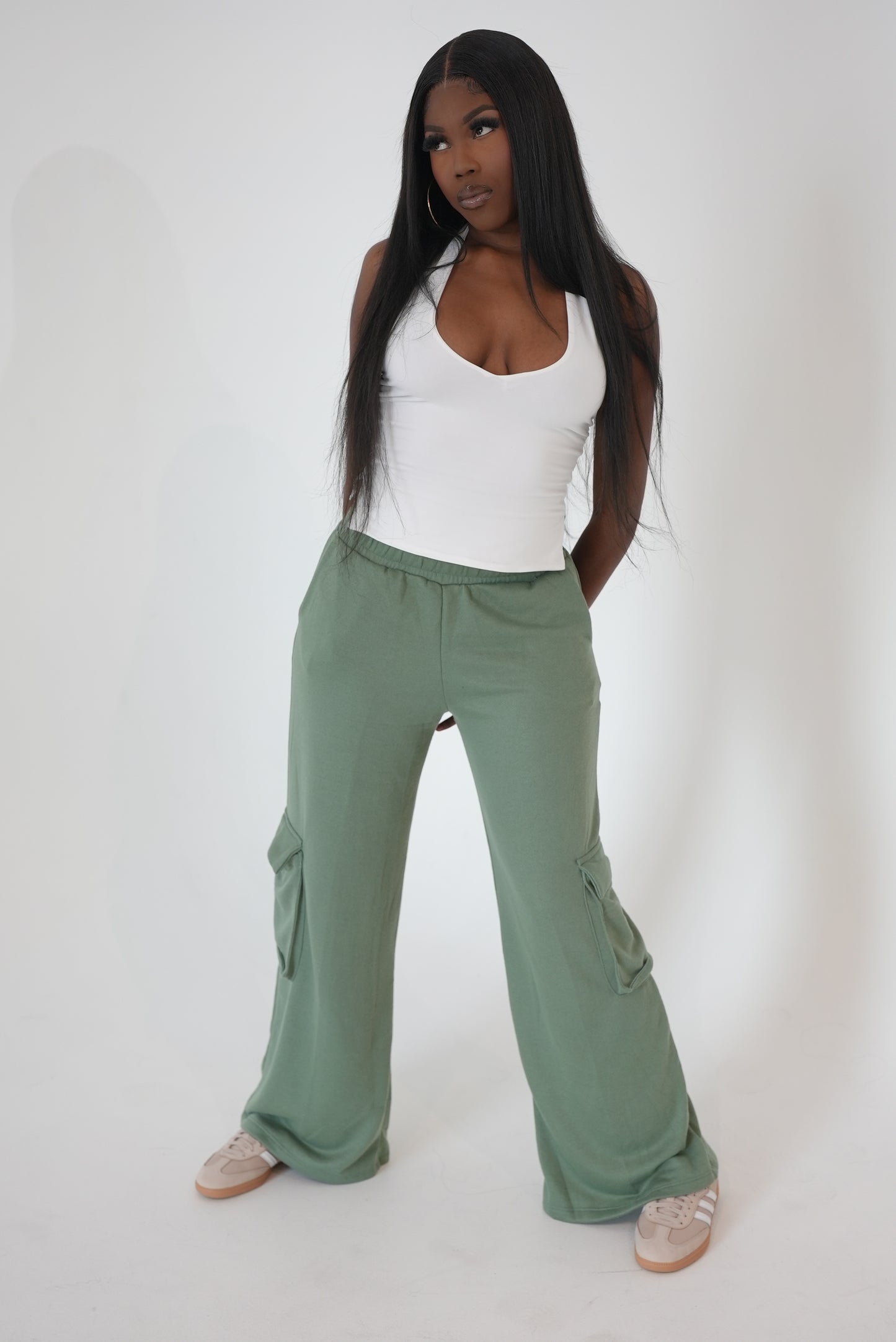 ELEVATED EASE Wide Leg Sweatpants