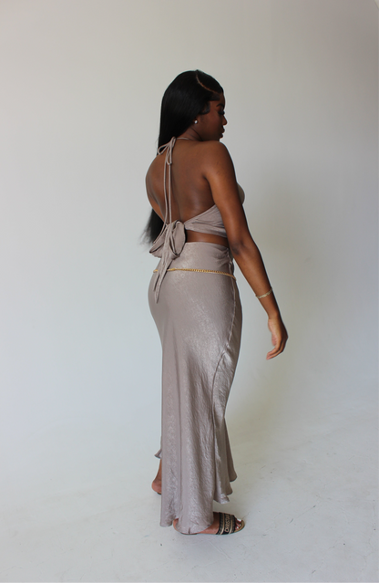Welcome to Paradise-Maxi Skirt Set