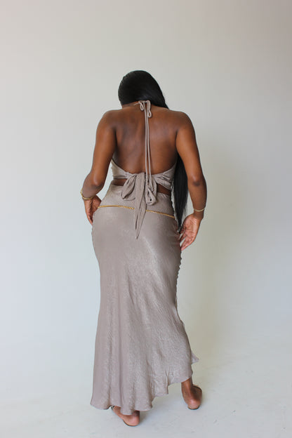 Welcome to Paradise-Maxi Skirt Set